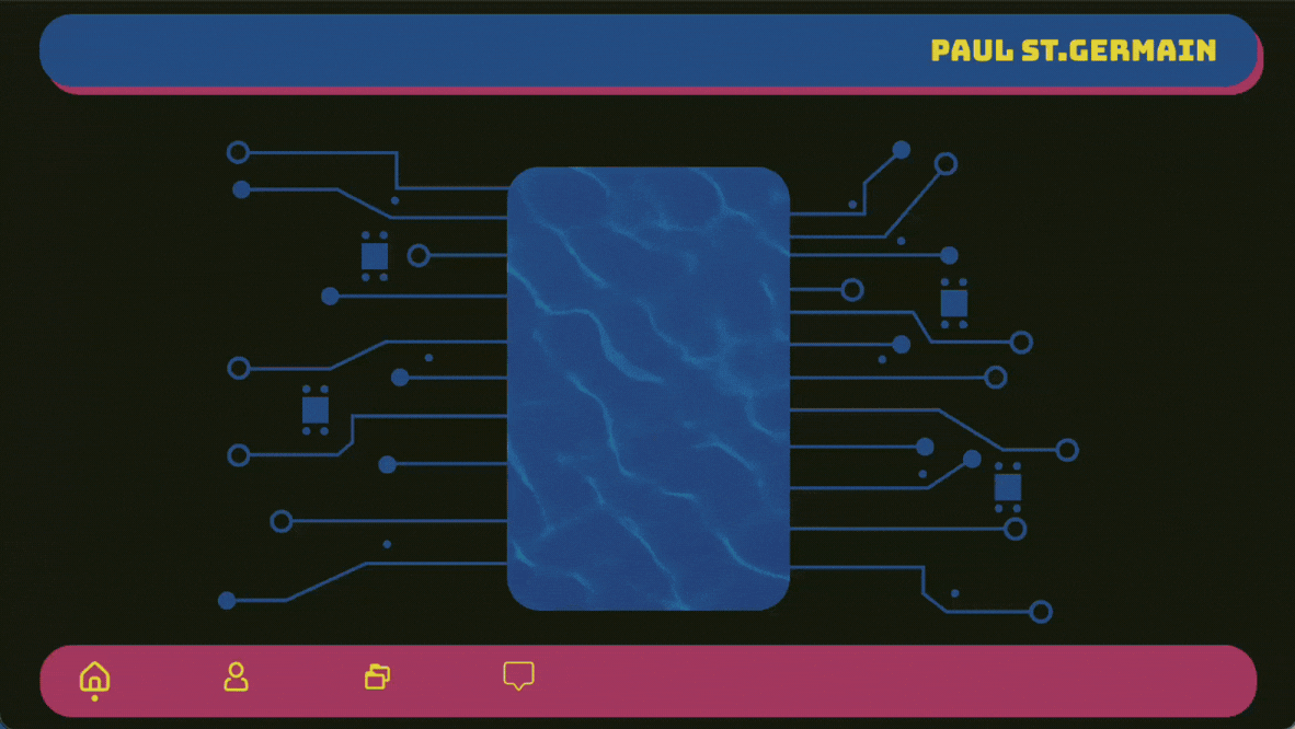 The old portfolio design